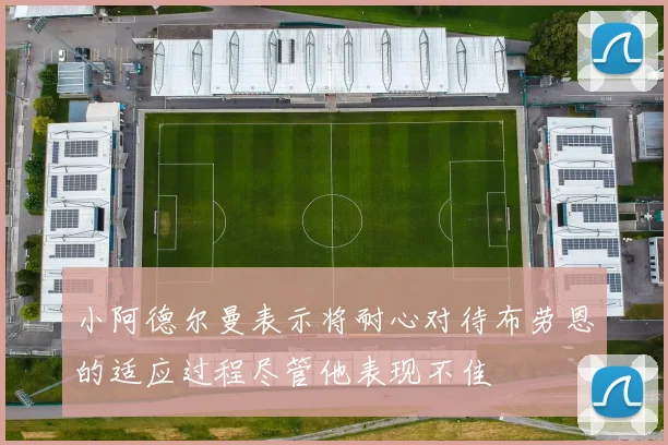 小阿德尔曼表示将耐心对待布劳恩的适应过程尽管他表现不佳